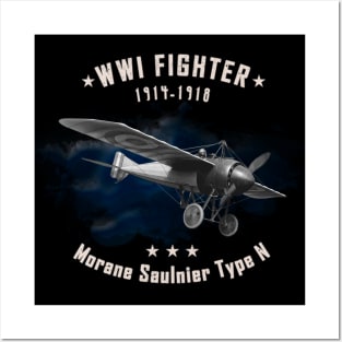 Morane Saulnier WWI Fighter aircraft Posters and Art